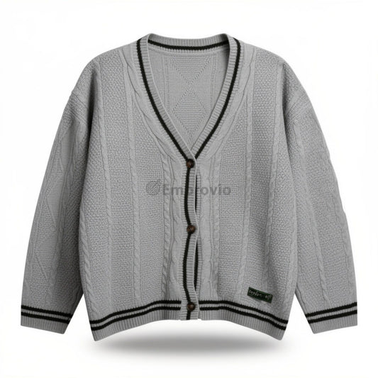 Taylor Swift Folklore Inspired Cardigan – Green 3 Star Embroidered Knit